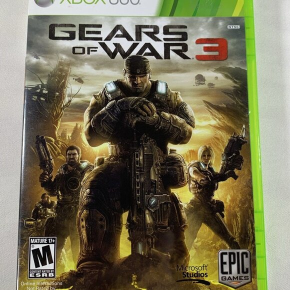 Gears of War 3 Microsoft Xbox 360 Video Game 2011 Complete with Manual Tested - Picture 6 of 6